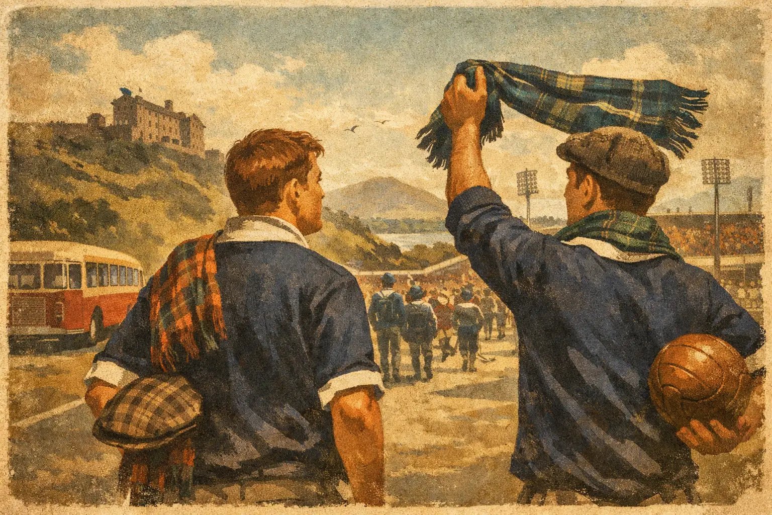 Scotland supporter shirts for matchday trips