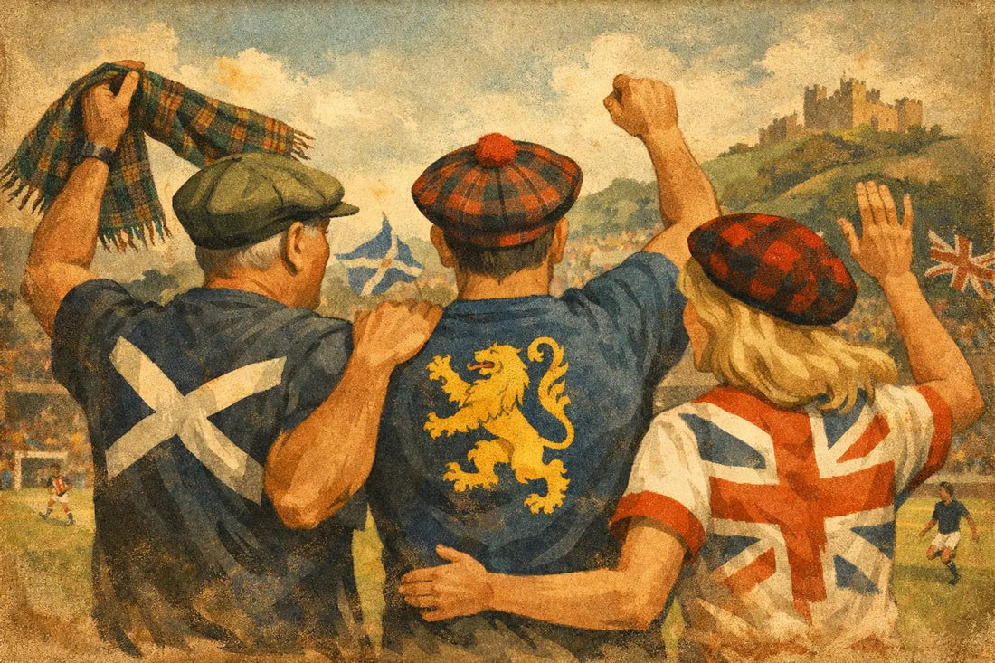 Scotland supporter tees UK fans will wear