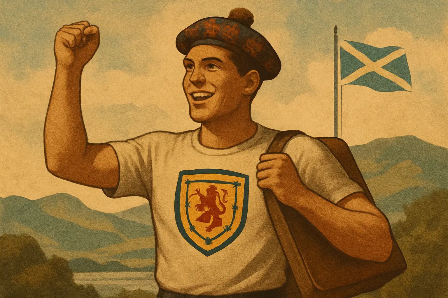 Scotland Supporter Graphic Tees That Travel