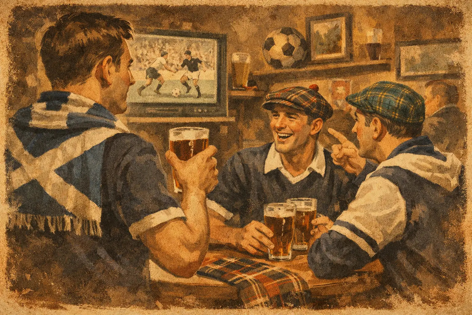 Scotland Fan Tees for Pub Matchdays