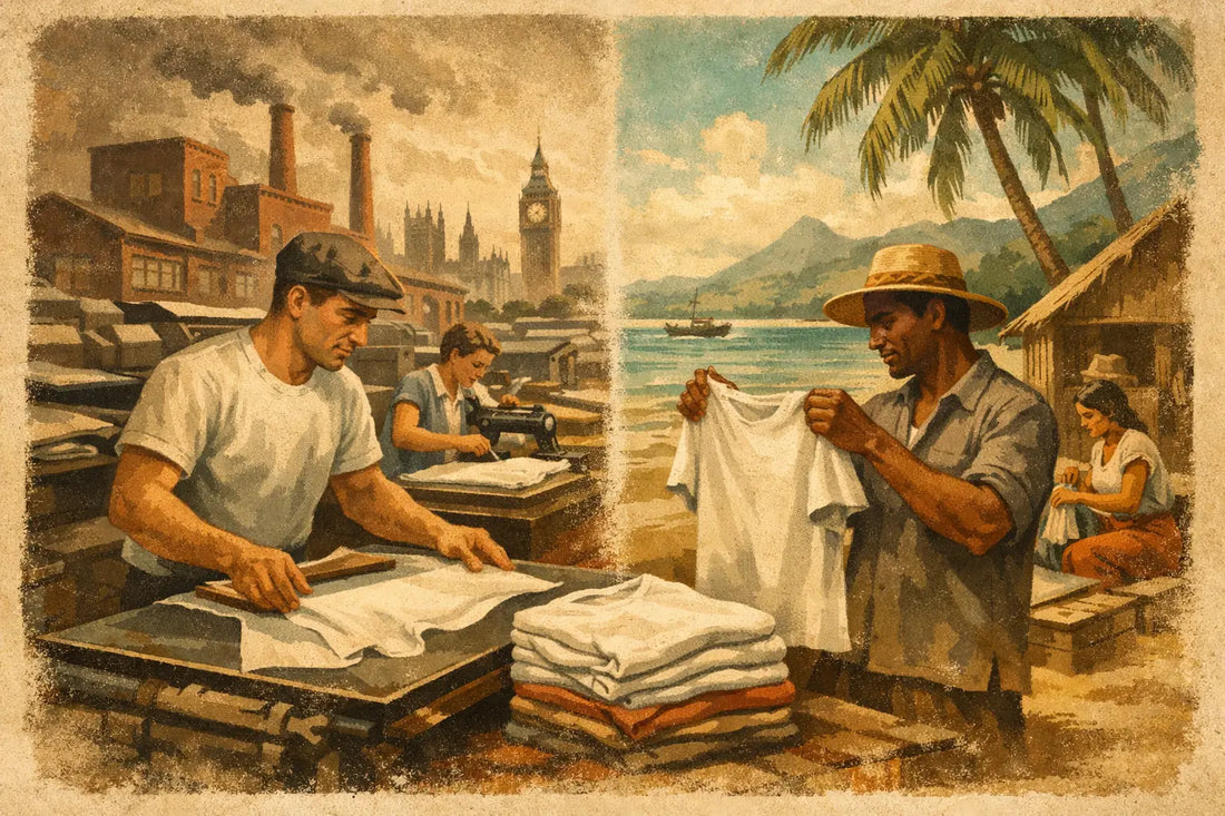 UK Printing vs Overseas T Shirts