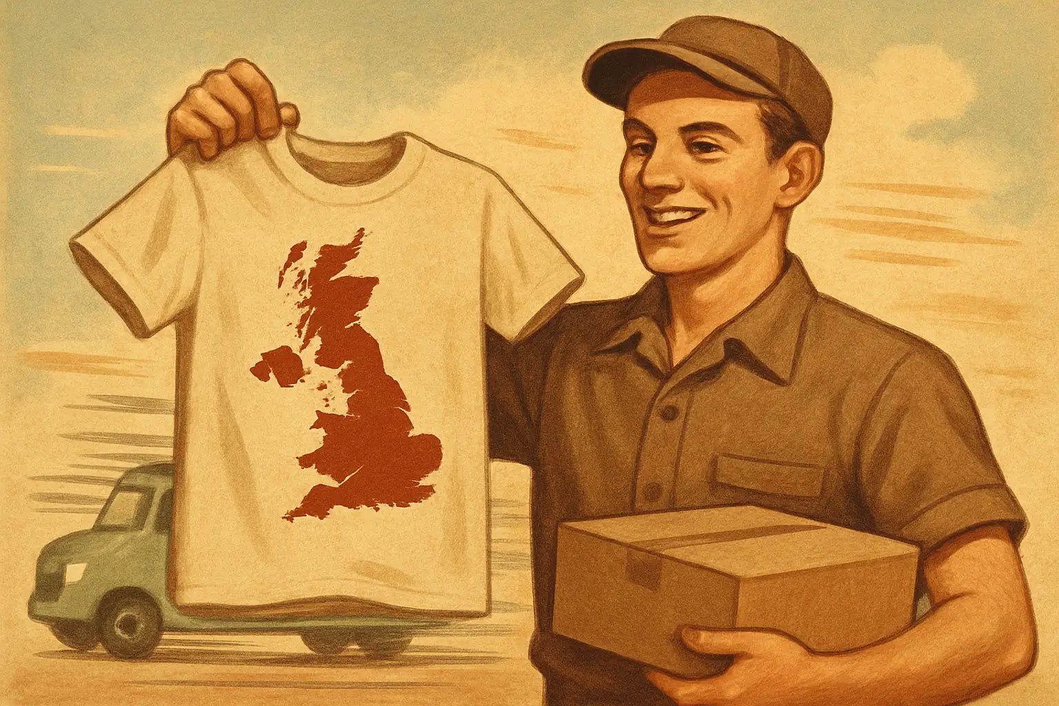 UK Printed T-Shirts With Fast Delivery (No Panic)