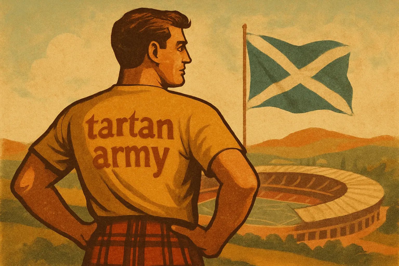 The Tartan Army T-Shirt for 2026 Trips