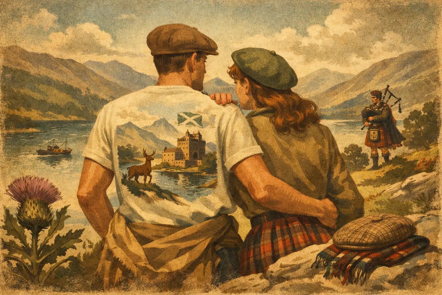 How to Style Scotland Slogan Tees Properly