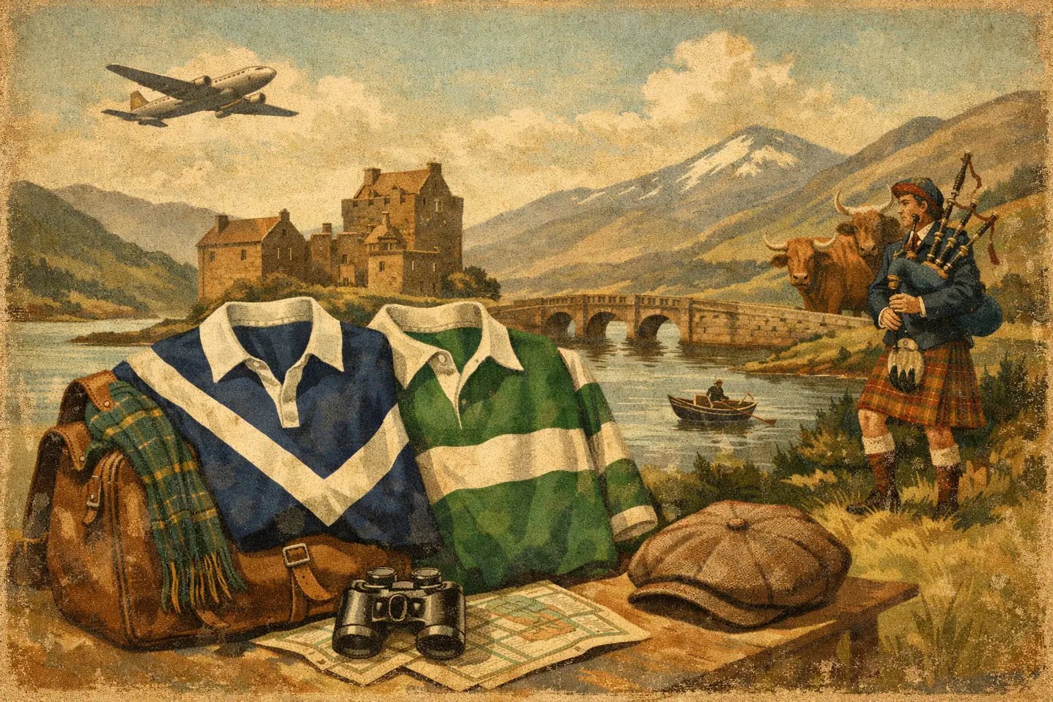 Scotland Supporter Shirts for Travel