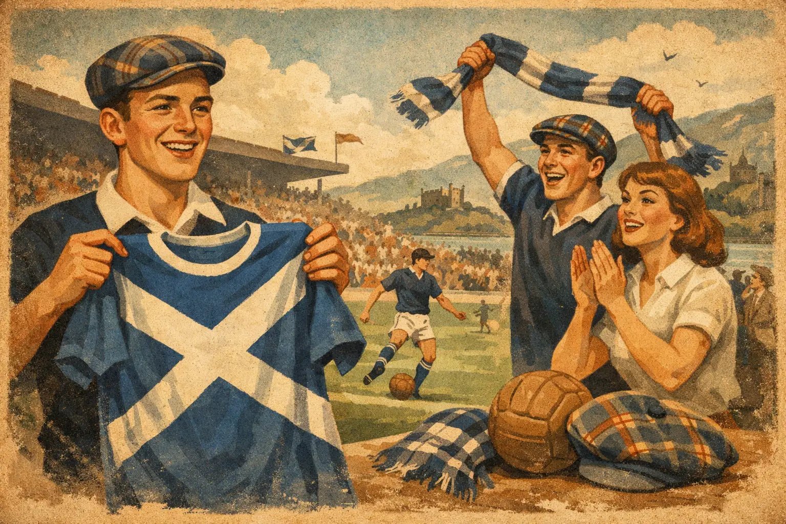 World Cup t shirts for Scotland fans