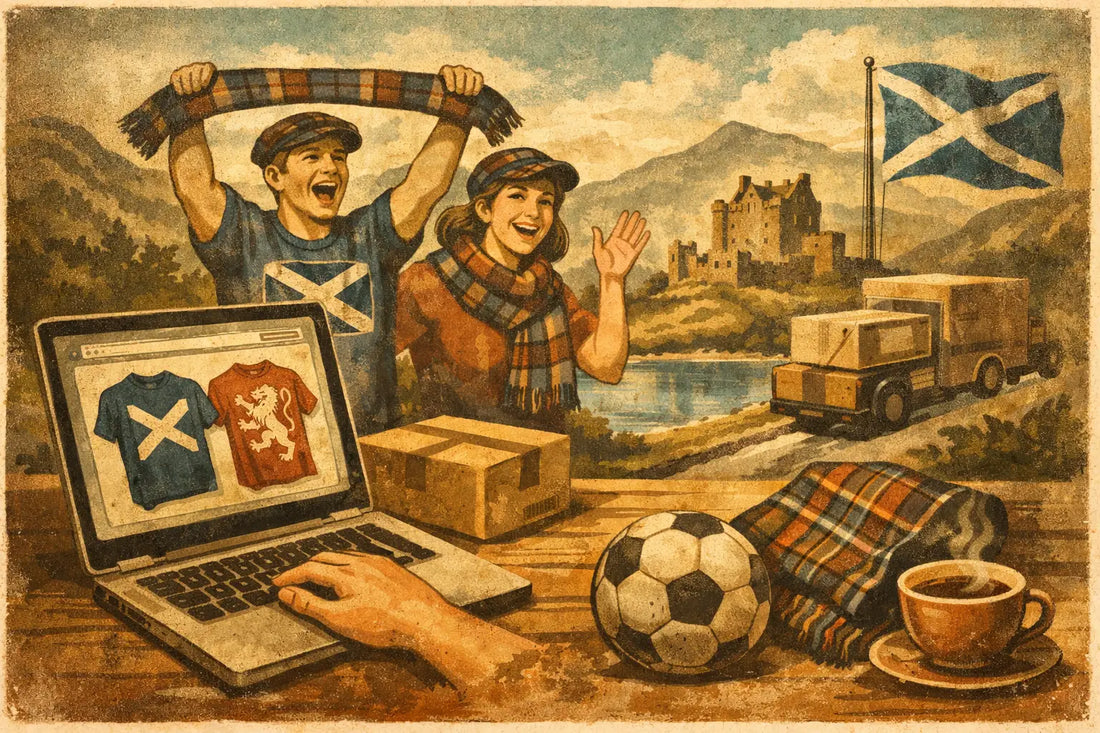 Guide to Ordering Scotland Fan Tees Online UK